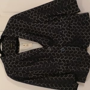 Talbots women's 3/4 sleeve navy blazer 10